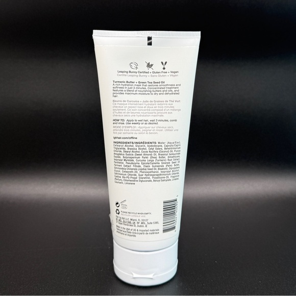 IGK Offline 3-Minute Hydration Hair Mask | Deep Moisture Treatment | 6.7 oz - Picture 2 of 2